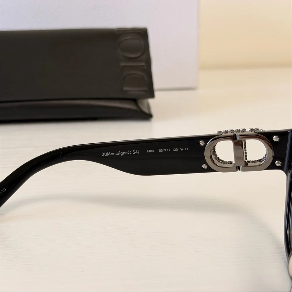 New! Dior Women's Black Eyeglasses, 30MontaigneO S4I 1400, Authentic
